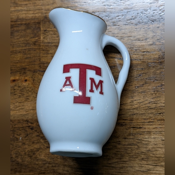 BreakaHeart Other - Texas A&M Mini Decor Or. Coffee Creamer Pitcher 4"